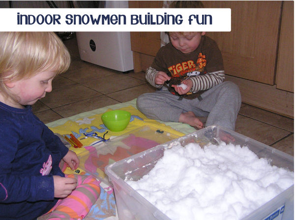 Build mini snowmen - inside!