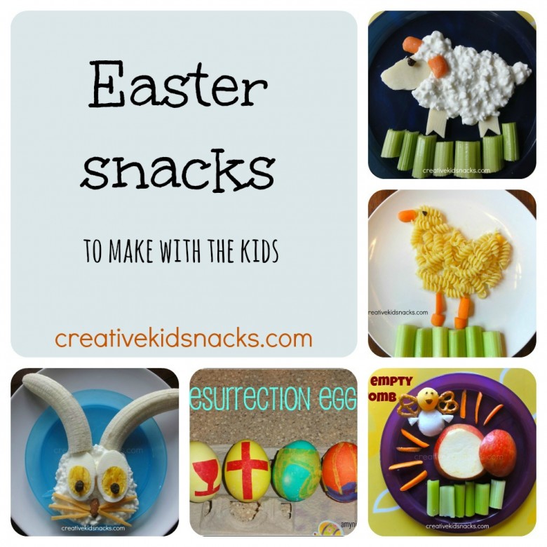 Easter Snacks to make with the kids from creativekidsnacks.com